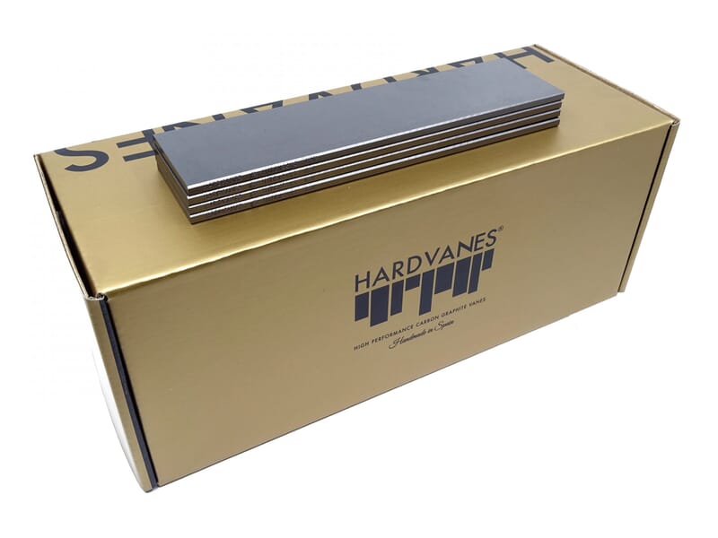 Paletas de grafito Hardvanes para BUSCH SD 1080 B sobre su caja