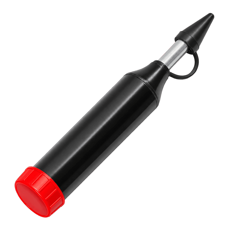 Aplicador de grasa Amblygon TA15/2 de 45 g, referencia 74330500000, con cuerpo negro, tapa roja y boquilla