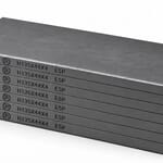 HARDVANES® H135444/7 — Kit de 7 paletas 135 × 44 × 4 mm con bisel fino y grabado a la izquierda del canto