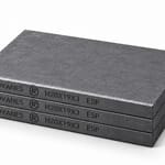 HARDVANES® H20193/3 — Kit de 3 paletas 20 × 19 × 3 mm con bisel fino y grabado a la izquierda del canto