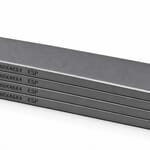 Kit de 4 paletas HARDVANES de carbono-grafito de 260 × 46 × 4 mm con bisel y grabado lateral