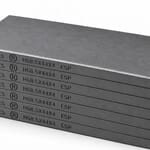 HARDVANES® H685444/7 — Kit de 7 paletas 68.5 × 44 × 4 mm con bisel fino y grabado a la izquierda del canto