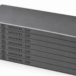 HARDVANES® H85474/7 — Kit de 7 paletas 85 × 47 × 4 mm con bisel fino y grabado a la izquierda del canto