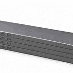 Kit de 4 paletas HARDVANES® de carbono-grafito, 215 × 52 × 5 mm por paleta, con grabado a la izquierda.